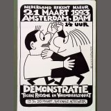 1993 Nederland Bekent Kleur demonstratie Dam